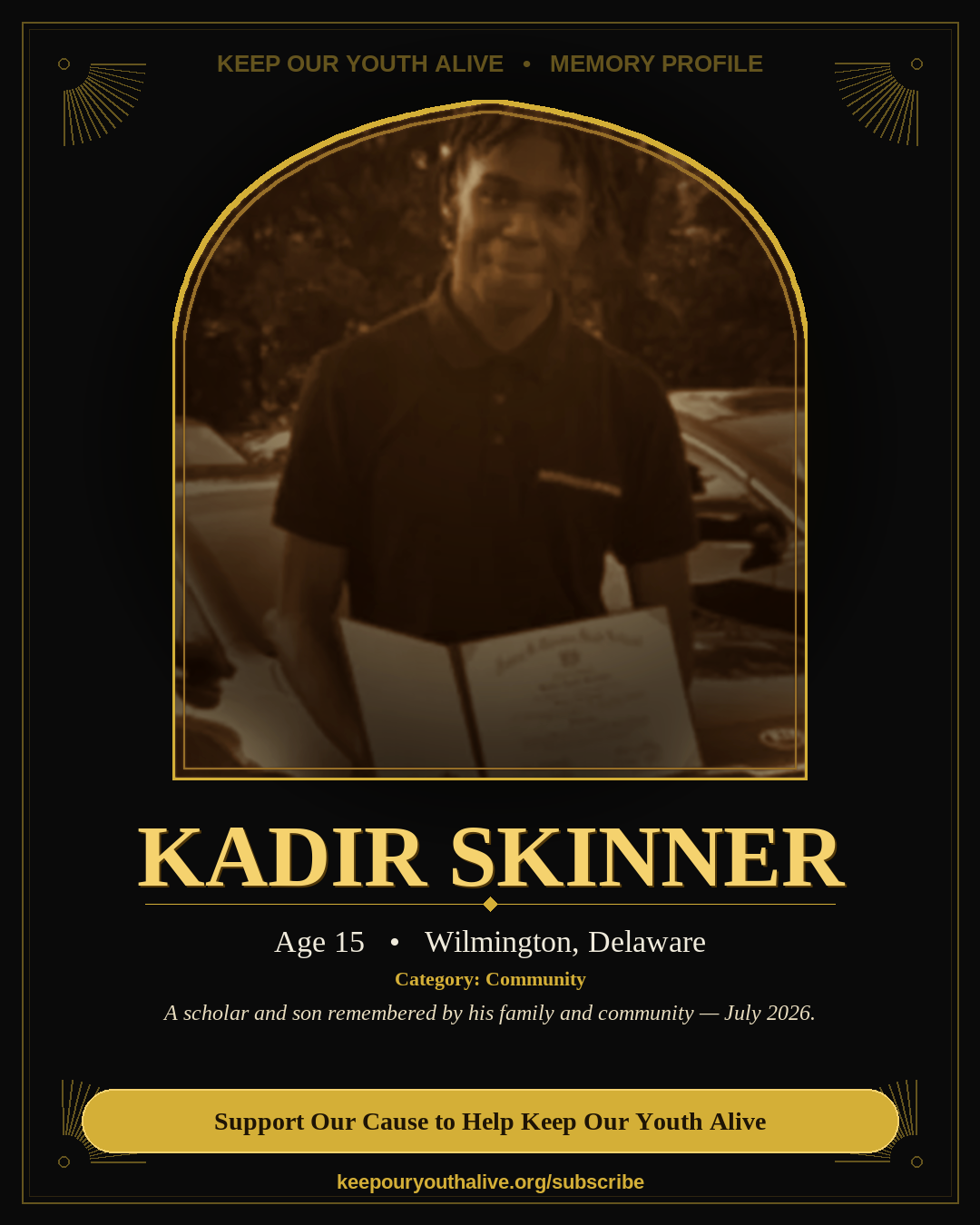 Kadir Skinner — KOYA Memory Profile